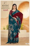 Paalki By Kiyra Viscose Silk Aari Work Saree Wholesalers In Surat
